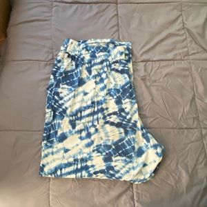1 pair of Cacique 22/24 Women’s Pajama Pants Blue Tie Dye